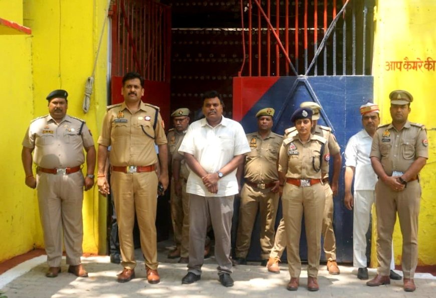 जिला कारागार सीतापुर का आकस्मिक निरीक्षण, व्यवस्थाएं मिली संतोषजनक